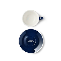 Navy Cup & Saucer