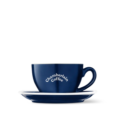 Navy Cup & Saucer