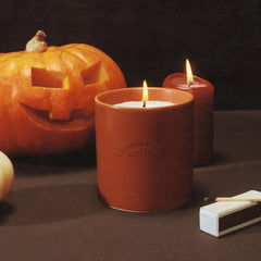 Pumpkin Ceramic Candle