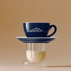 Navy Cup & Saucer
