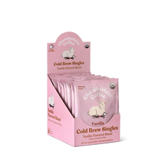 Organic Vanilla Cold Brew Coffee Singles